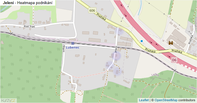 Jelení - mapa podnikání