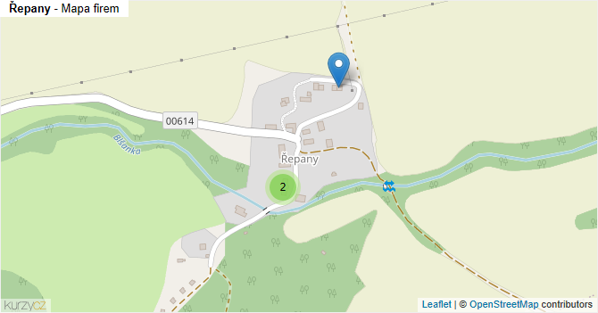 Řepany - mapa firem