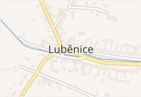 Luběnice v obci Luběnice - mapa části obce