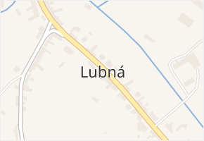 Lubná v obci Lubná - mapa části obce