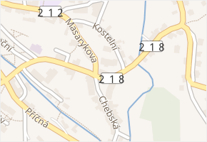 nám. 5. května v obci Luby - mapa ulice