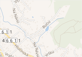 Boční v obci Ludgeřovice - mapa ulice
