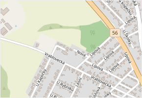 Nová v obci Ludgeřovice - mapa ulice