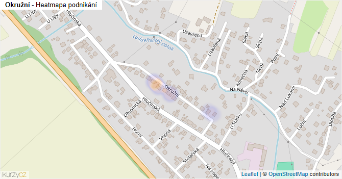Okružní - mapa podnikání