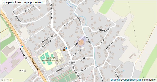 Spojná - mapa podnikání