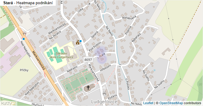 Stará - mapa podnikání