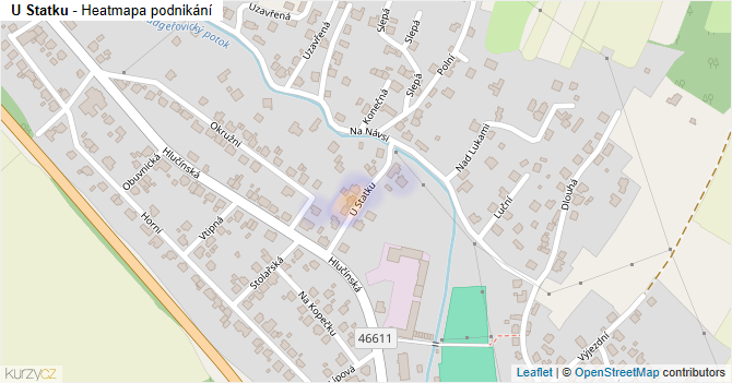 U Statku - mapa podnikání