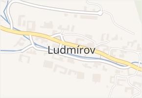 Ludmírov v obci Ludmírov - mapa části obce