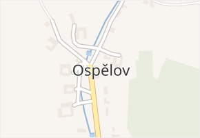 Ospělov v obci Ludmírov - mapa části obce