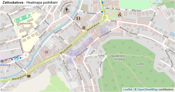 Zatloukalova - mapa podnikání