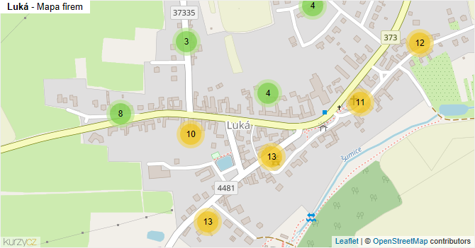Luká - mapa firem