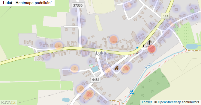 Luká - mapa podnikání