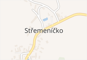 Střemeníčko v obci Luká - mapa části obce