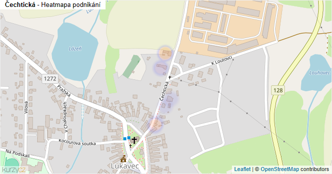Čechtická - mapa podnikání
