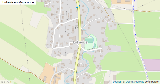 Lukavice - mapa obce