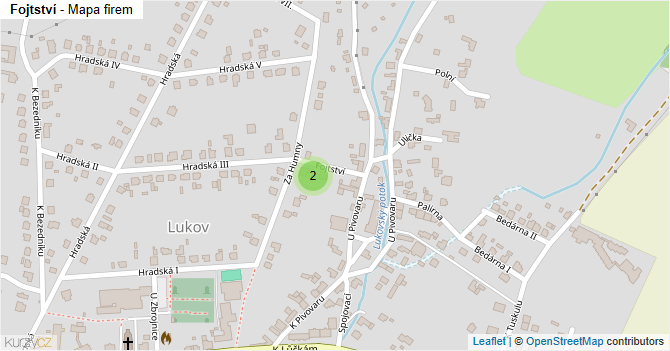 Fojtství - mapa firem