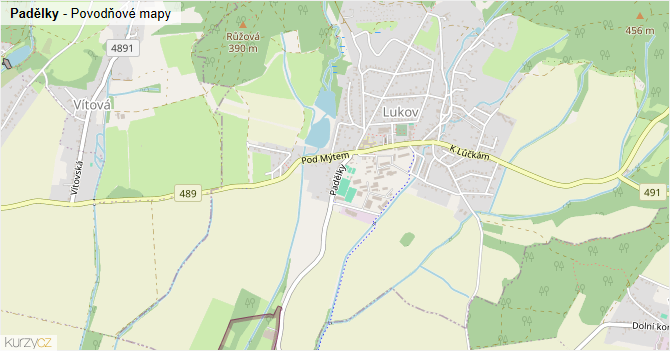 Padělky - záplavové mapy stoleté vody