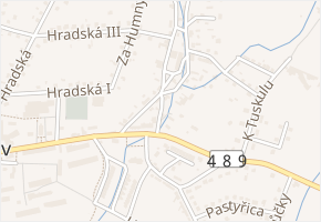 Spojovací v obci Lukov - mapa ulice