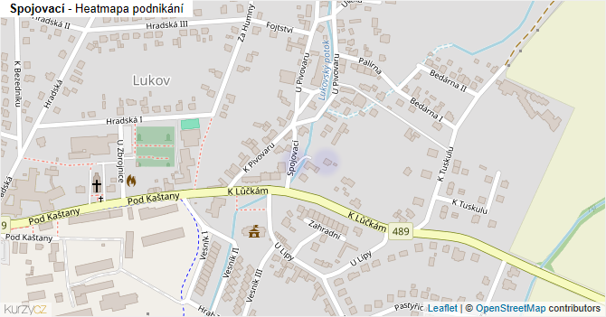 Spojovací - mapa podnikání