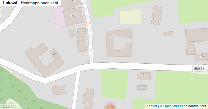 Luková - mapa podnikání