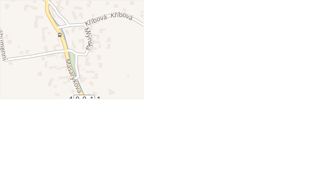 Mlýnská v obci Lukoveček - mapa ulice