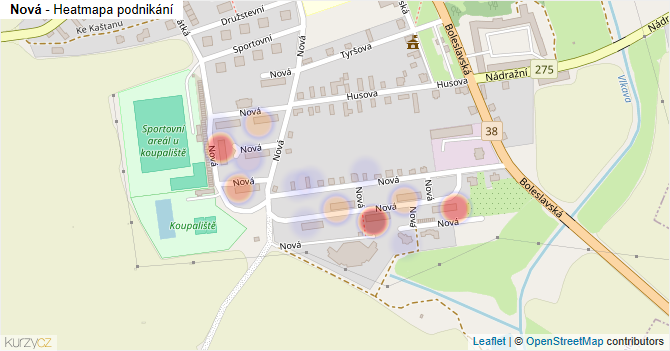Nová - mapa podnikání