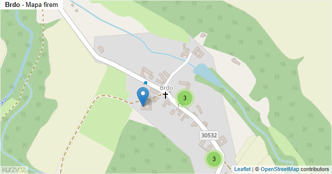 Brdo - mapa firem