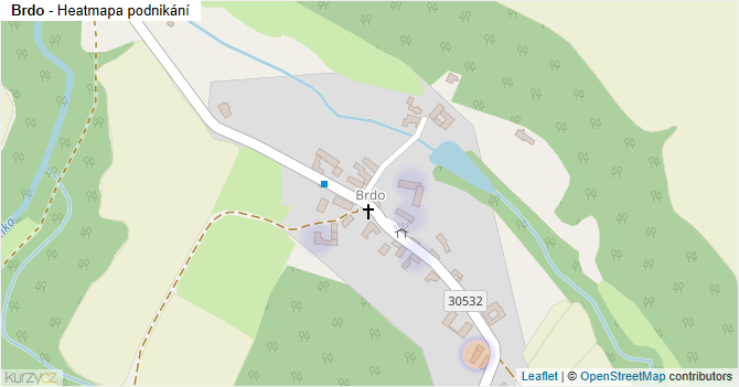 Brdo - mapa podnikání