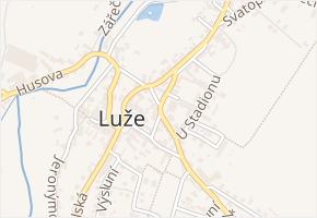 Dukelská v obci Luže - mapa ulice