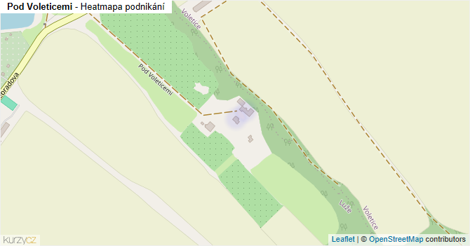Pod Voleticemi - mapa podnikání
