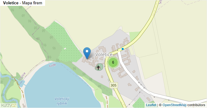 Voletice - mapa firem