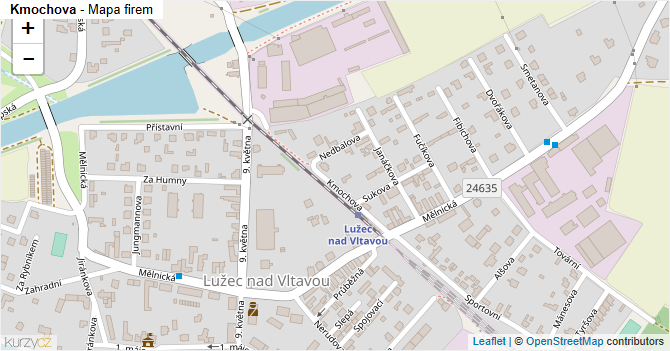 Kmochova - mapa firem