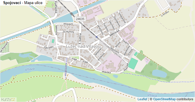 Spojovací - mapa ulice