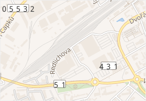 Krátká v obci Lužice - mapa ulice