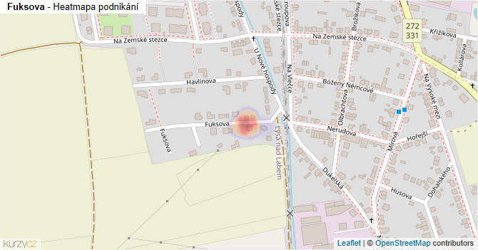 Fuksova - mapa podnikání