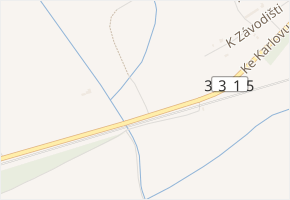 Ke Karlovu v obci Lysá nad Labem - mapa ulice