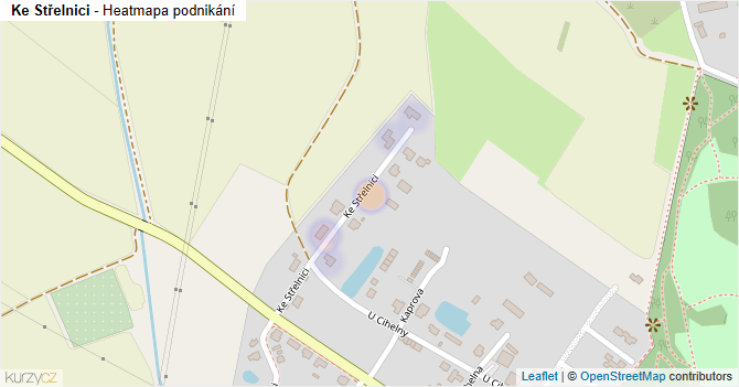 Ke Střelnici - mapa podnikání