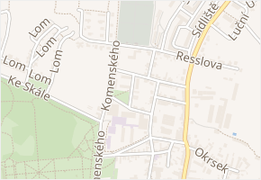 Třešňová v obci Lysá nad Labem - mapa ulice