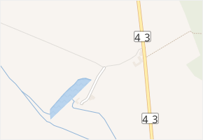 Osada Perná v obci Lysice - mapa ulice