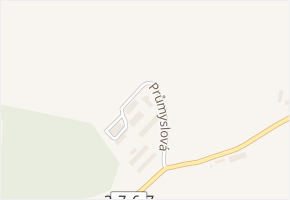 Průmyslová v obci Lysice - mapa ulice