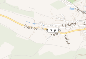 Štěchovská v obci Lysice - mapa ulice