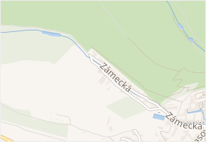 Zámecká v obci Lysice - mapa ulice
