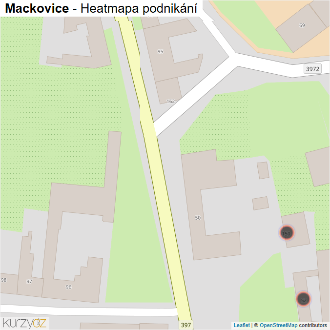 Mapa Mackovice - Firmy v obci.