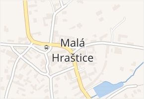 Malá Hraštice v obci Malá Hraštice - mapa části obce