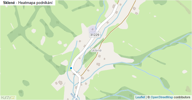 Sklené - mapa podnikání