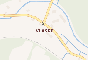 Vlaské v obci Malá Morava - mapa části obce
