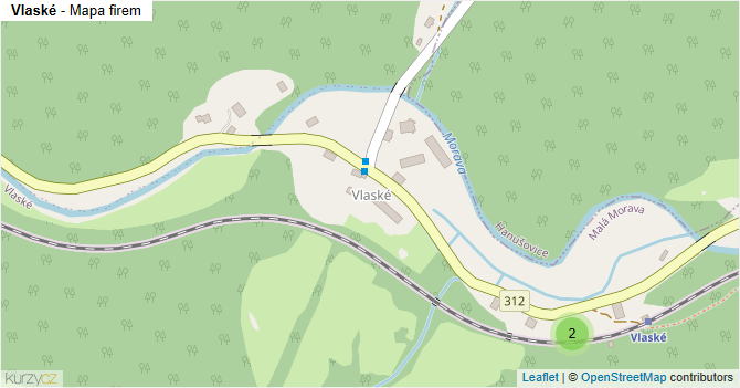Vlaské - mapa firem
