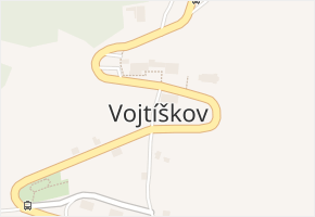 Vojtíškov v obci Malá Morava - mapa části obce