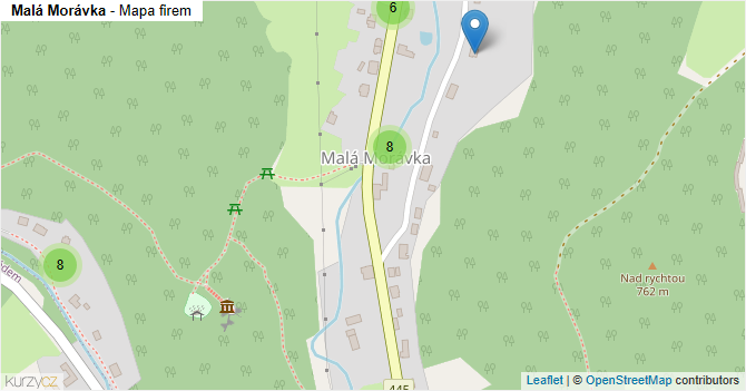 Malá Morávka - mapa firem
