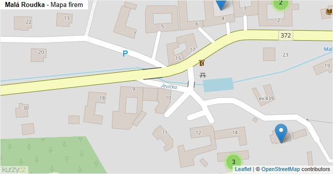 Malá Roudka - mapa firem